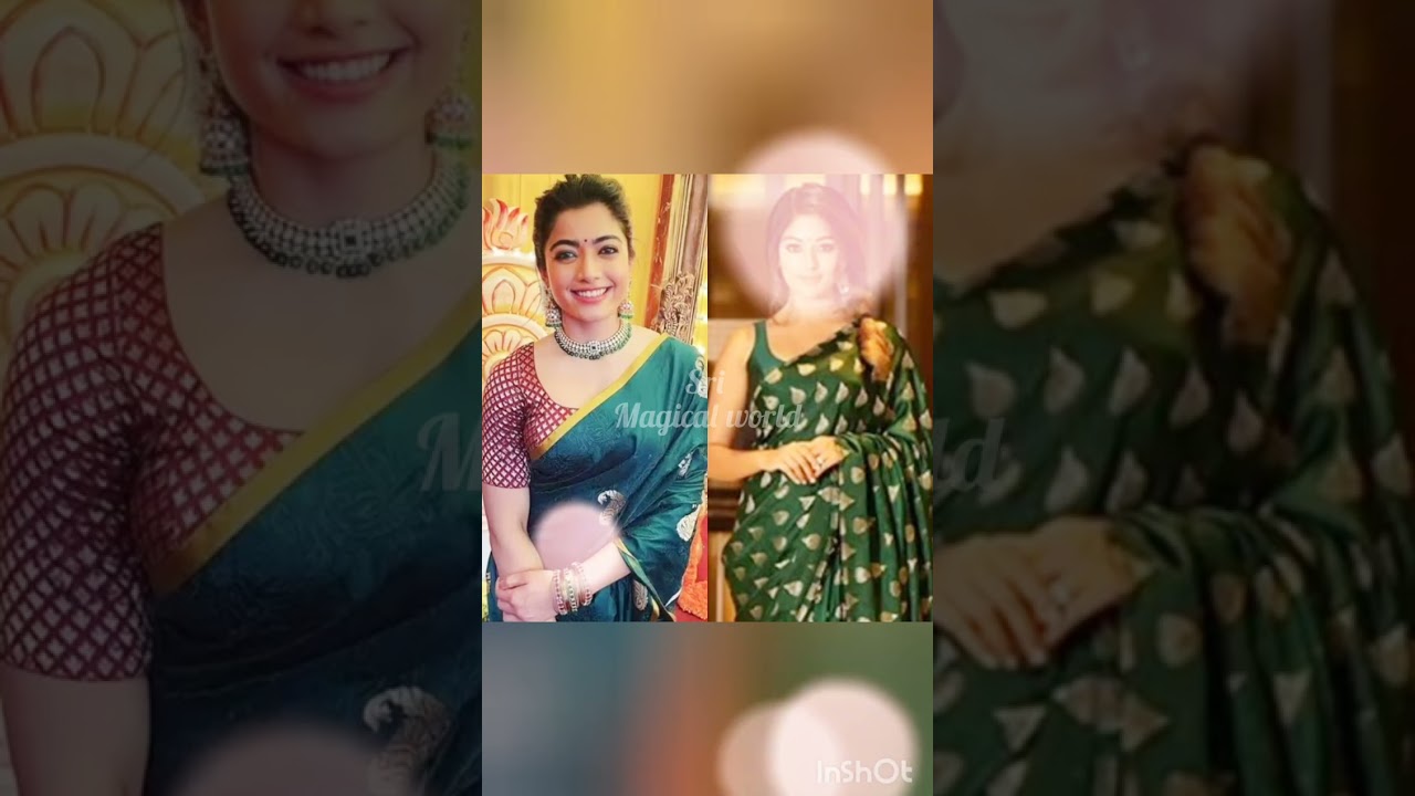 Rashmika vs Anu Emmanuel new latest pics short created by sri