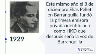 Línea de Tiempo Historia de la Radio en Colombia screenshot 4