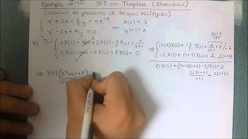 Ma2210 Examen III Ejemplo 15 SED con Transformada Laplace