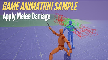UE5 Game Animation Sample #9 - Melee Weapon/Damage Tracing #2