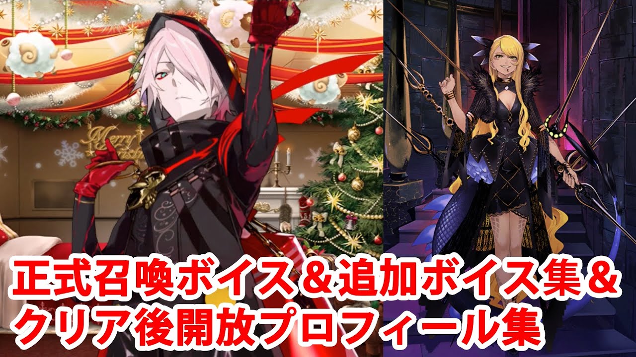 Fgo ヴリトラ カルナ サンタ イベント関連ボイス集 ショップ 交換 ボックス開封 Fate Grand Order クリスマス Youtube