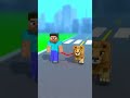 POV When STEVE and LION Don’t Give Away To Each Other - Funny Animation #shorts #minecraft