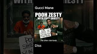 Gucci Mane Pooh Shiesty Diss Pooh Zesty #guccimane #poohshiesty #rap #fyp #robbery