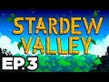 ⚔️ BATTLING THE MINES, GREEN SLIME, ROCK CRAB & MORE!! - Stardew Valley Ep.3 (Gameplay / Let's Play)
