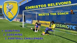 Christos Belevonis meets the Coach.  Chapter #3     ΧΡΗΣΤΟΣ ΜΠΕΛΕΒΩΝΗΣ