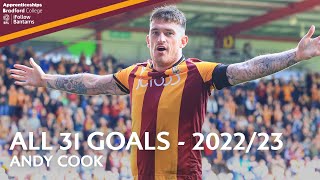 ALL 31 GOALS: Andy Cook’s Landmark 2022/23 Campaign