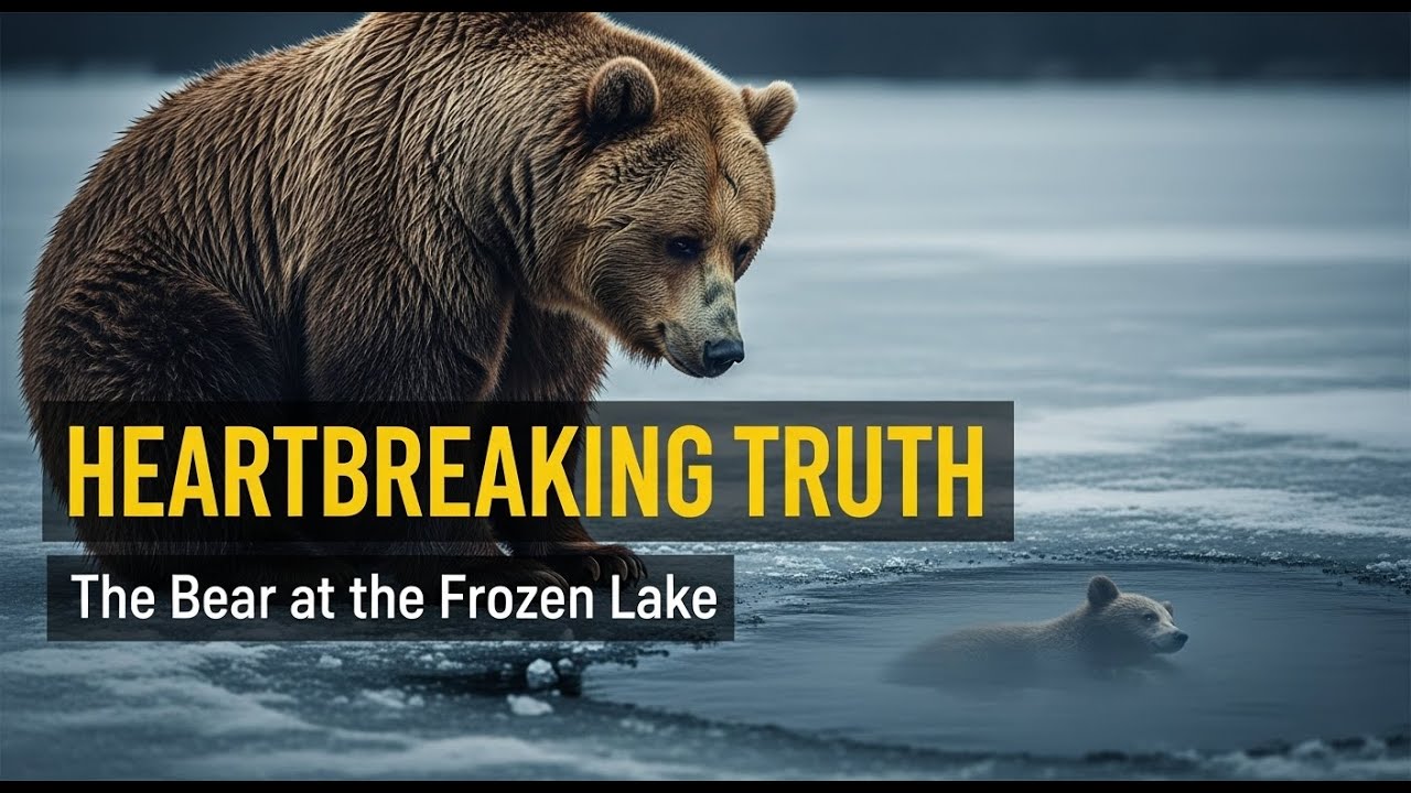 The Bear Waited by the Frozen Lake Every Night — The Truth Broke Everyone’s Heart
