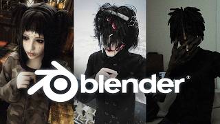 How I Make Cool Characters In Blender And A Bunch Of Other Programs Full Breakdown