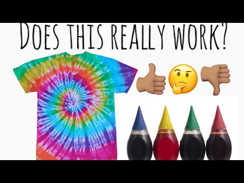 TYE DYE WITH FOOD COLORING! *DOES THIS REALLY WORK?