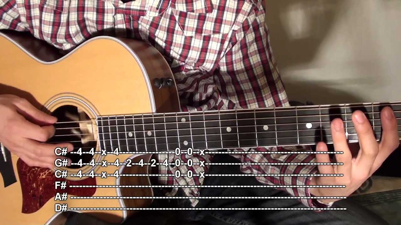 How To Play Misery Business Rhythm Acoustic Youtube
