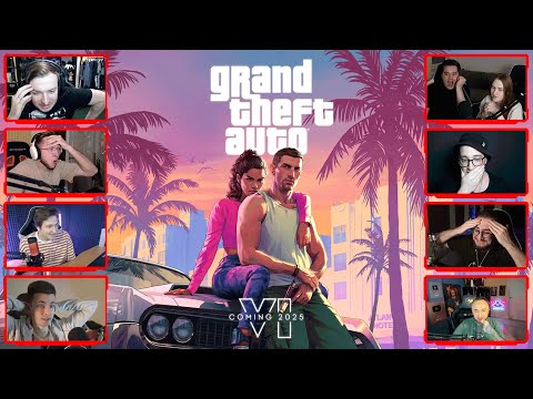 Видео: Реакция Летсплейщиков на Трейлер Grand Theft Auto 6 | Rockstar Games