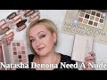 Natsha Denona I Need A Nude Palette. Первые впечатления, свотчи, два макияжа.