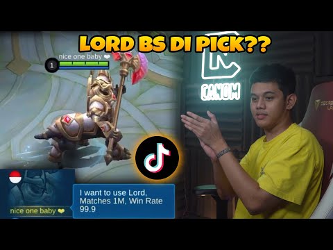 Sekarang MLBB Bisa Pick LORD??? Yg Bener Aja Coy!! - React TikTok Part 11