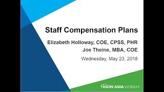 Webinar: Staff Compensation Plans