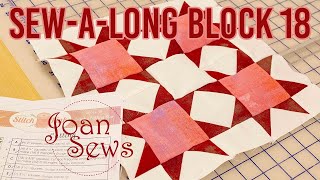 Stitch Pink Sew-A-Long Block 18!