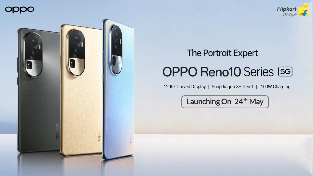 OPPO Reno10 5G, Reno10 Pro 5G and Reno10 Pro+ 5G India launch confirmed