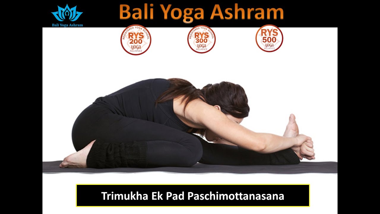 How to do Trimukha ek pad paschimottanasana ? YouTube