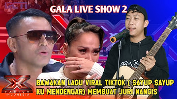Lagu Sayup Sayup Ku Mendengar( Berpisah Di Ujung Jalan )Membuat Juri Heboh | X FACTOR INDONESIA 2024