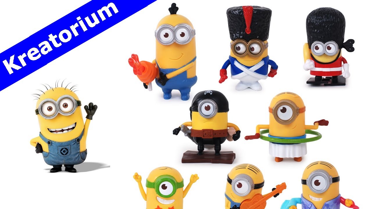 Minionki • Zabawki Happy Meal McDonalds • Gru Dru i Minionki