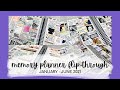 MEMORY PLANNER FLIP-THROUGH | january - june 2021 | tattooed teacher plans