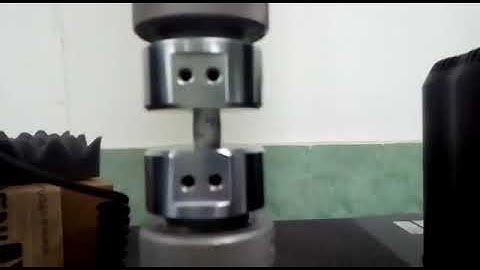 Compression test of a composite by UTM at NIT Silchar