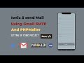 Ionic 5 send mail using Gmail SMTP and PHPMailer class