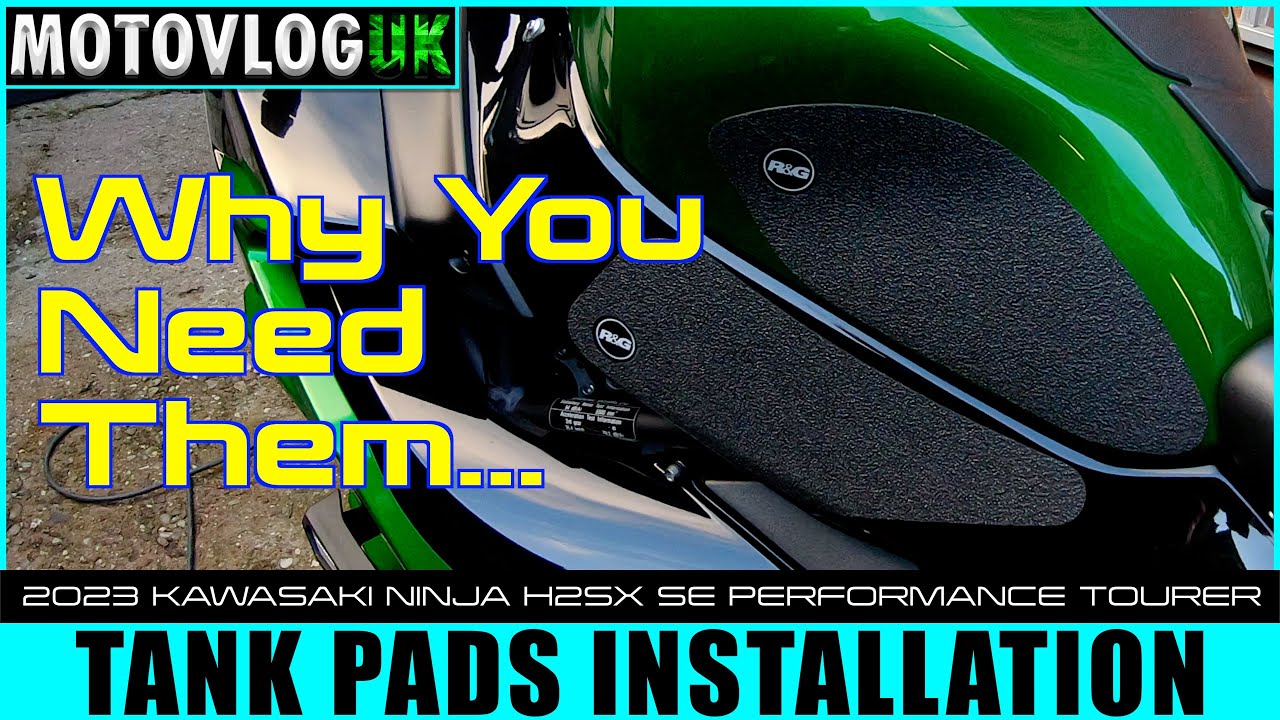 Tank Pad Installation and Why You Need Them 2023 Kawasaki Ninja H2 SX