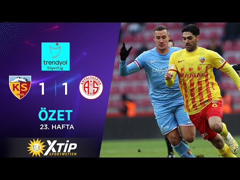 MERKUR BETS | Kayserispor (1-1) Antalyaspor - Highlights/Özet | Trendyol Süper Lig - 2023/24