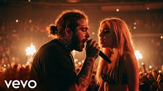 Download Lagu Post Malone ft. Ava Max - Crash Into Forever (Lyrics Video) MP3