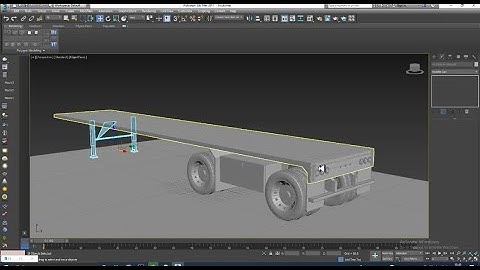 3DsMax Tutorials, Tutorial on 3D Modeling a Flat Bed Truck in 3dsmax (Part 3)