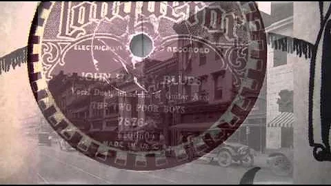 1931 Blues 78 rpm The Two Poor Boys (Joe Evans & A...