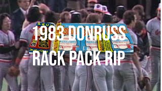 1983 Donruss Baseball Cards Rack Pack Rip #packrip #baseballcards #donruss #rackpack