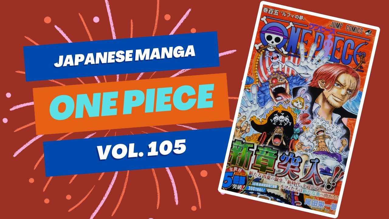 One Piece Vol. 105 Japanese Manga 