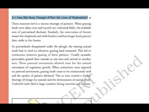 Class 9 History Chapter 5 Pastoralists In The Modern World Part 2 Hindi