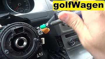 VW Golf 7 clock spring replacement