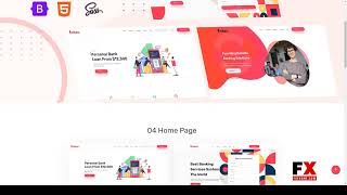 Bnker - Banking and Loan HTML Templates  RTL bank website 13
