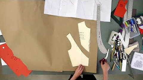 UNT Fashion Design Pattern Making 1 : Dart Lost in Seam
