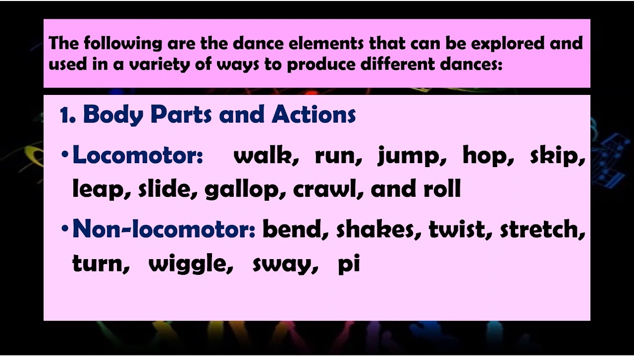 LESSON 3 CREATIVE DANCES YouTube