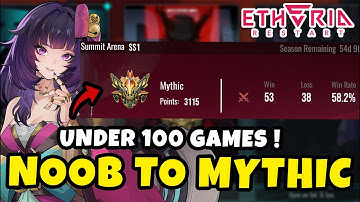 From PvP Noob to Mythic under 100 Games! | Etheria Restart