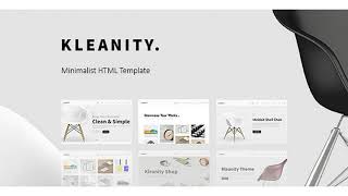 Kleanity - Minimalist HTML Template / Creative Portfolio | Themeforest Website Templates and Themes