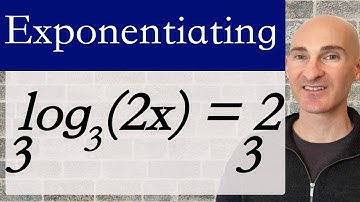Solving Log Equations by Rewriting in Exponential Form