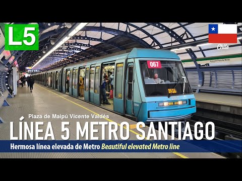 Завершите поездку LINE 5 SANTIAGO METRO, Plaza de Maipú - Vicente Valdés