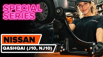How to change front suspension arm on NISSAN QASHQAI (J10, NJ10) [TUTORIAL AUTODOC]