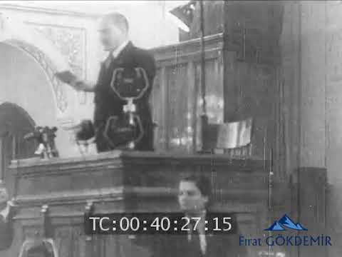 1935  - 9 Mayıs 1935'te yapılan CHP 4 .Kurultayı ve Atatürk'ün  Açılış Konuşması