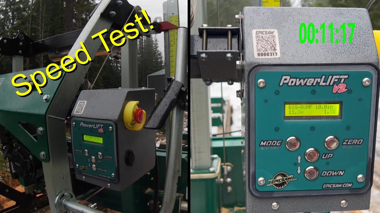 Speed Test of the EpicSaw PowerLift!