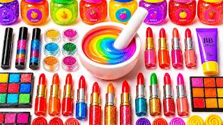 🔴LIVE Satisfying Slime ASMR 🌈  DIY How To Make Pink Slime Mixing Makeup Lipstick Glitters BB Cream