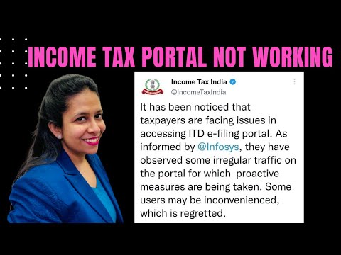 Income tax site not working problem resolved | Income tax portal not working twitter