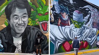 Akira Toriyama Tribute Mural in Peru (660 m2)