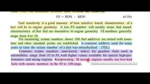 Video 12 Octane No and Engine Knock 2