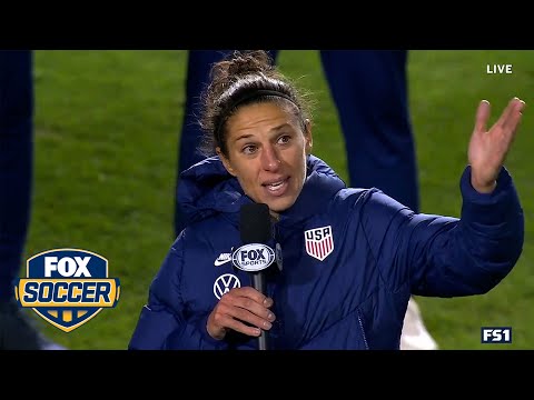 Carli Lloyd's farewell speech to the United States Women's National ...